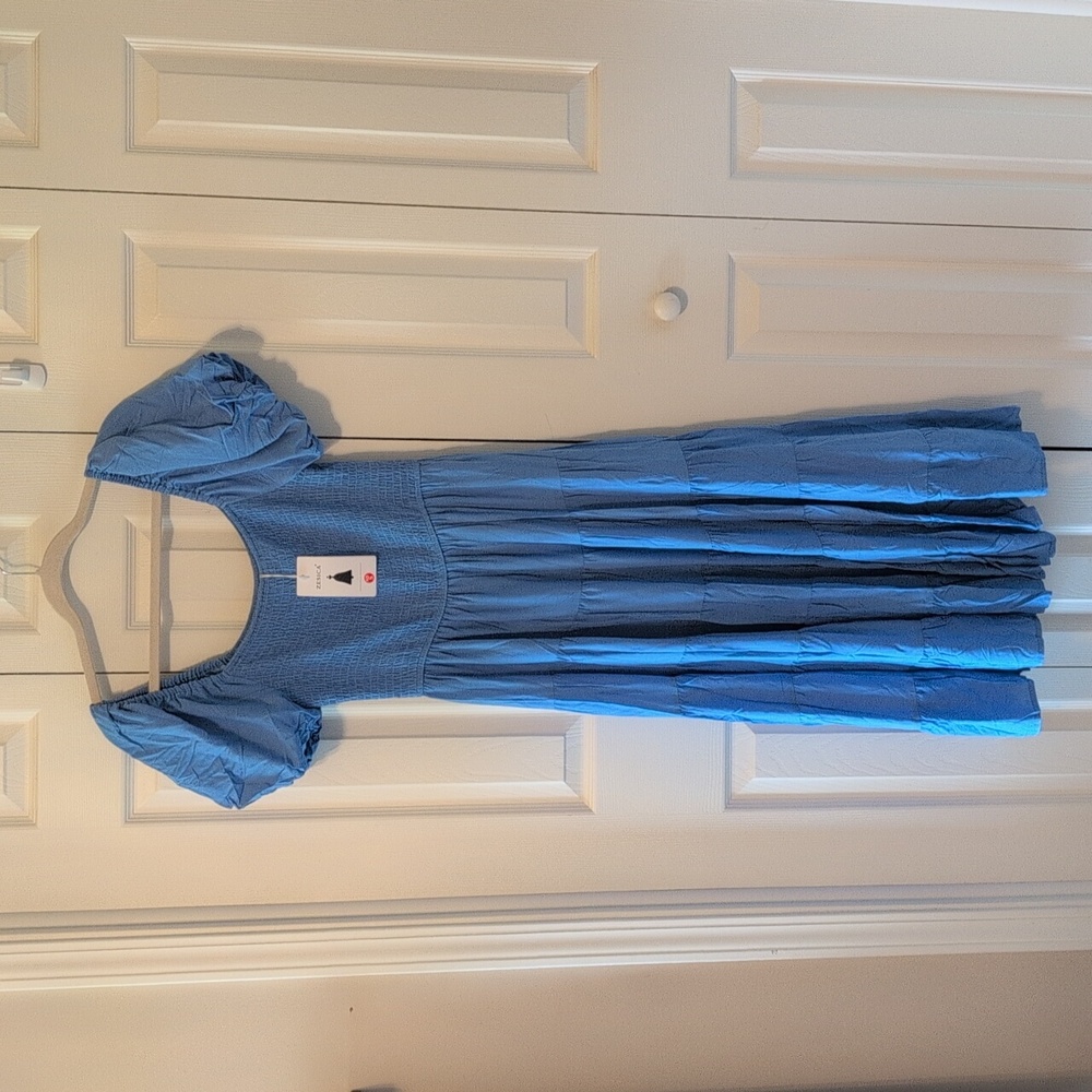 SALE🎉 Host Pick🎉 🌺 Beautiful Summer Ruffled Midi Dress 🌺 - Picture 11 of 11